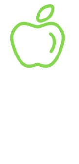 Icono manzana verde
