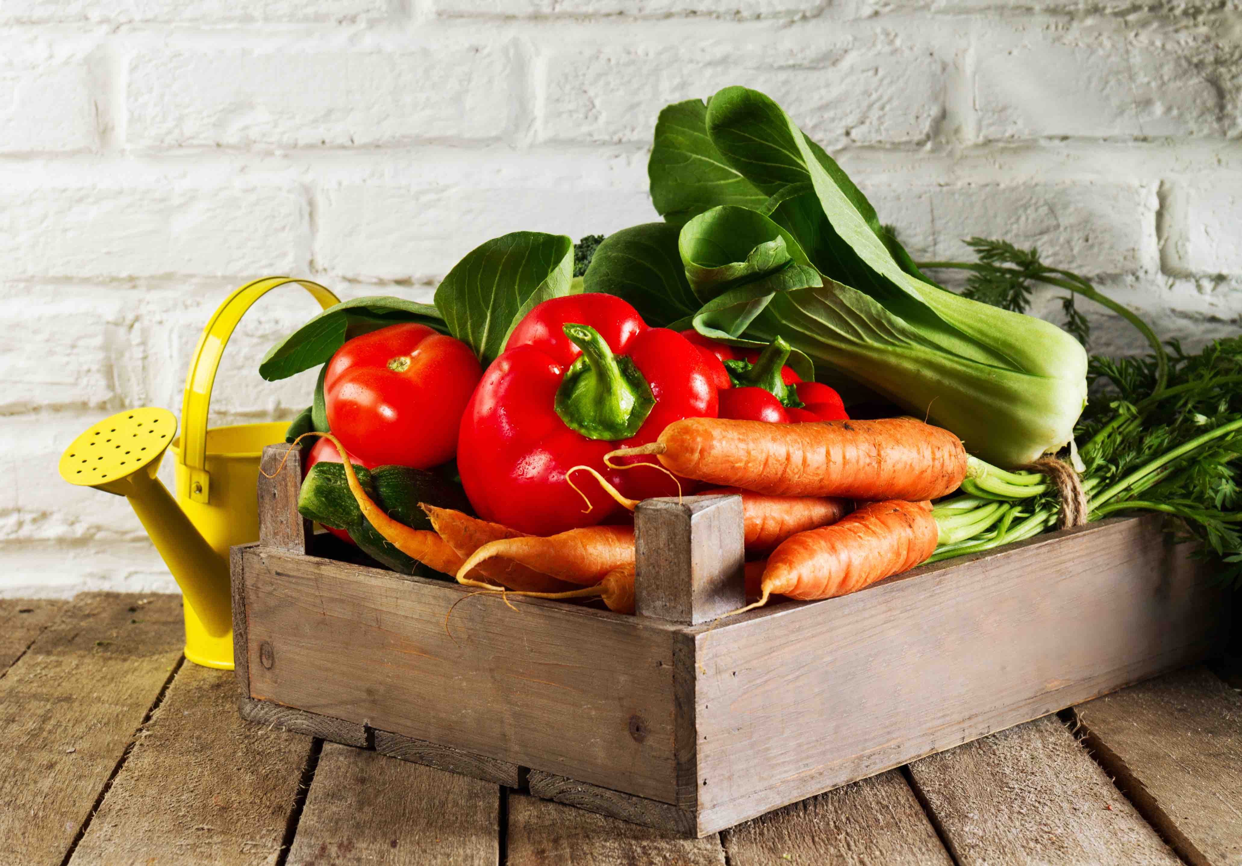 Caja-verduras