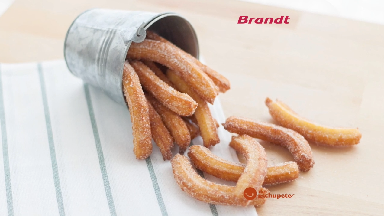 Receta Exprés Brandt: Churros mexicanos