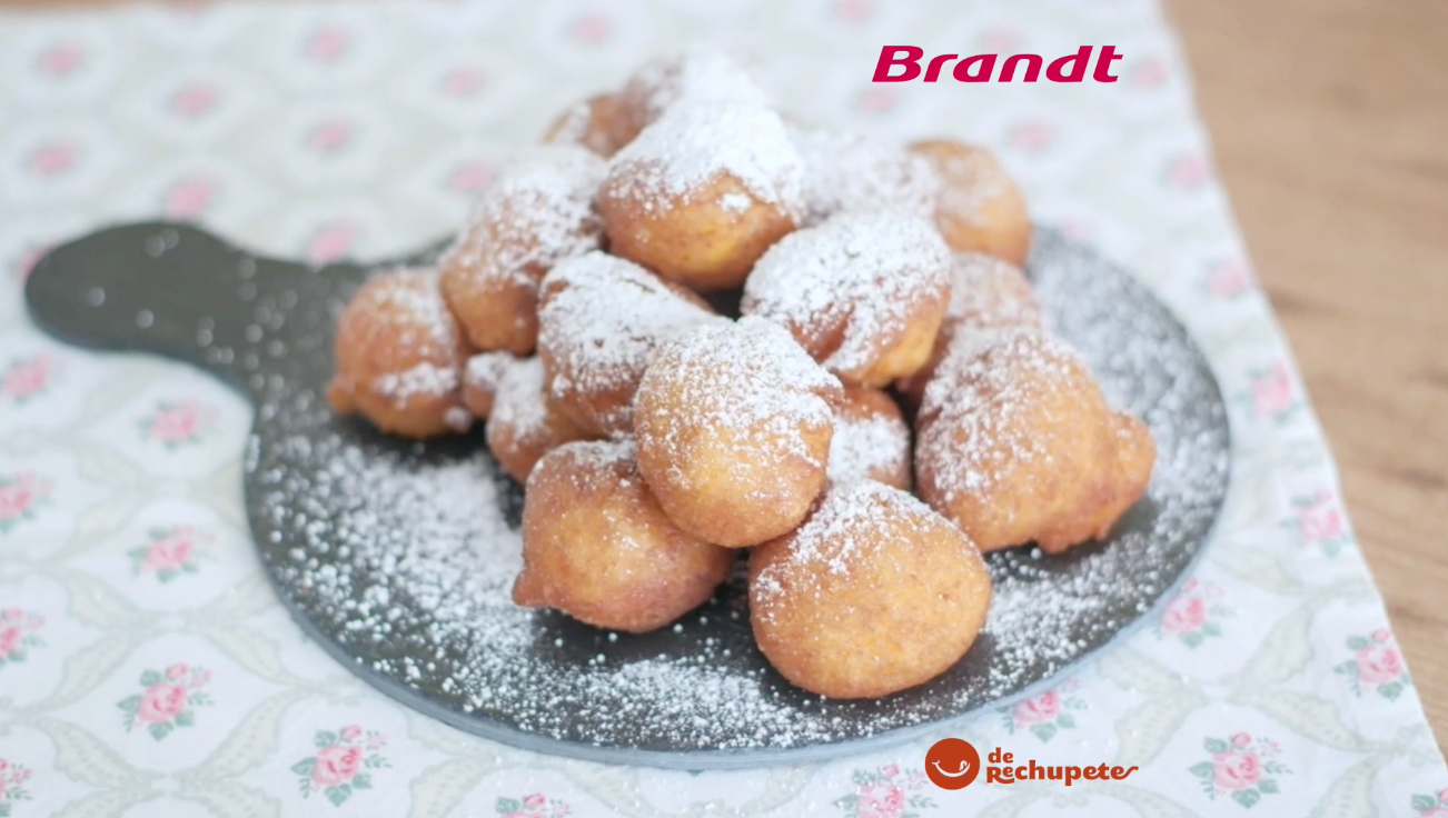 Receta Exprés Brandt: Buñuelos de calabaza