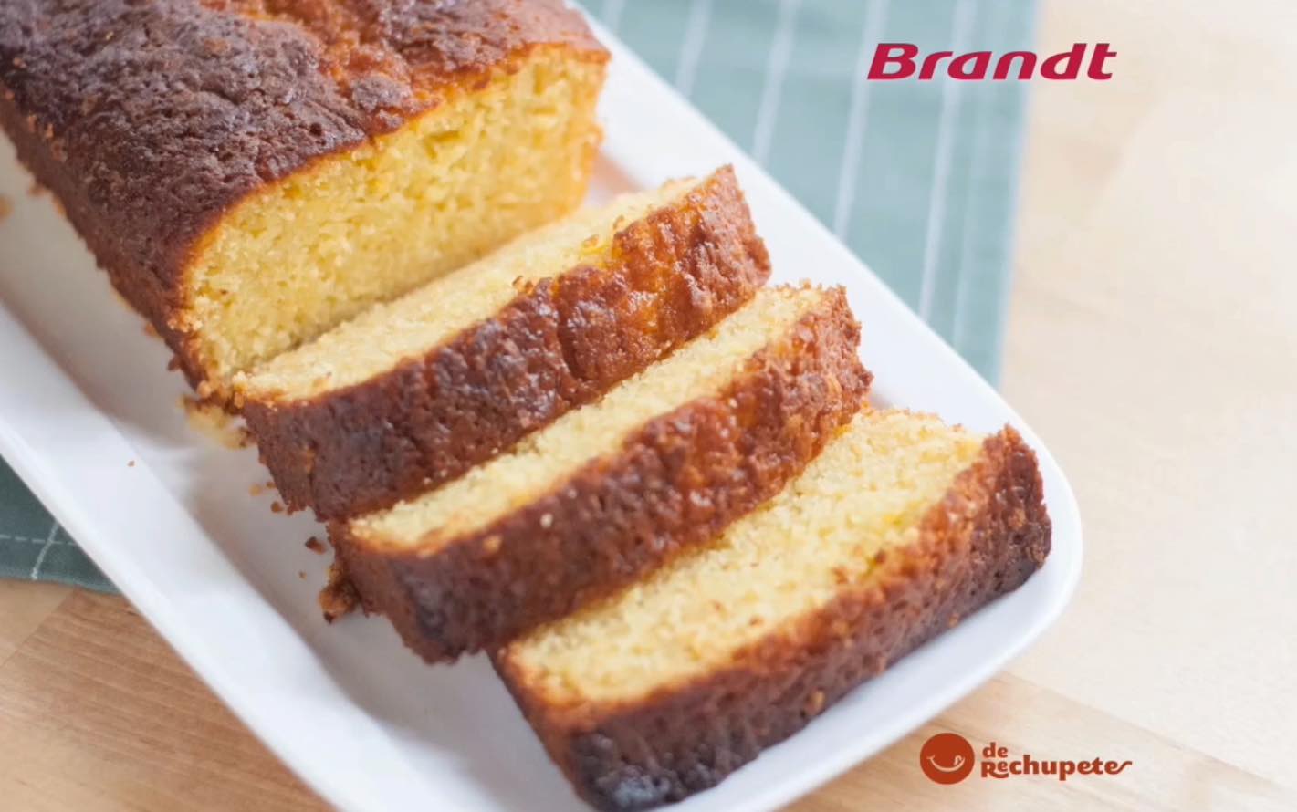 Receta Exprés Brandt: Bizcocho de naranja