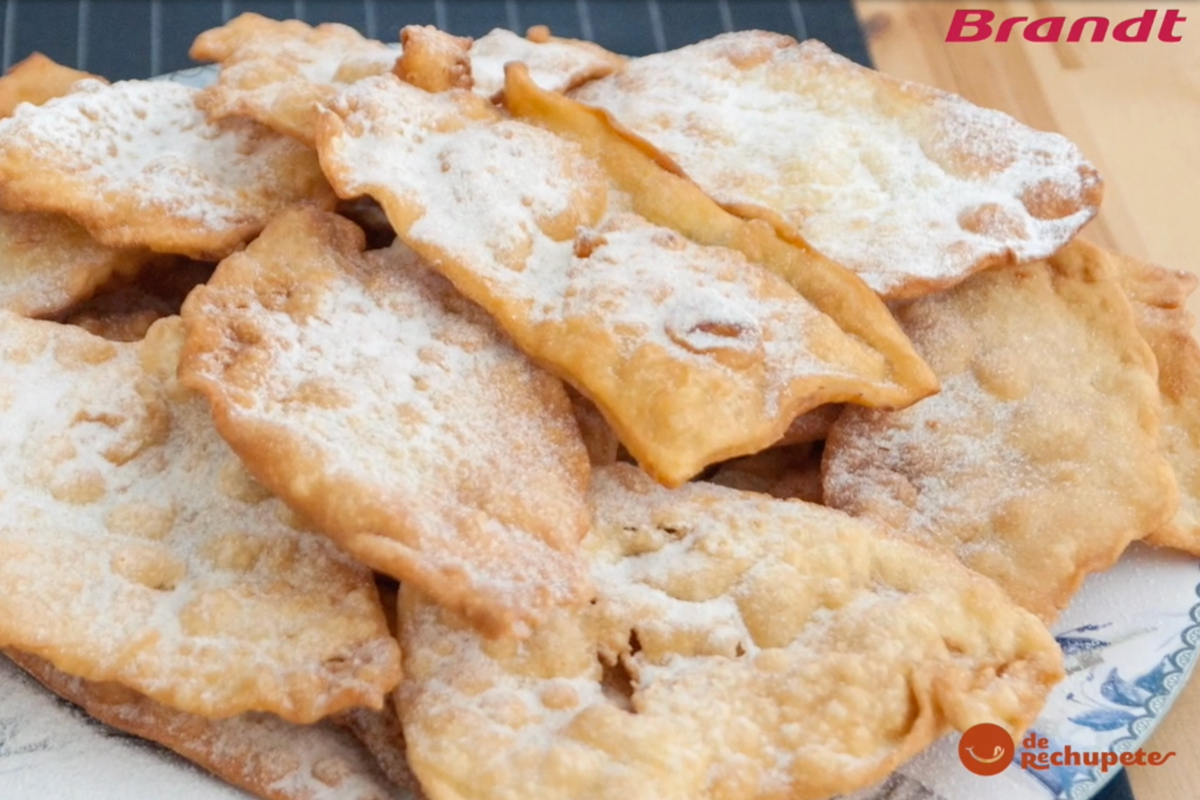 Receta Exprés Brandt: Orejas de carnaval