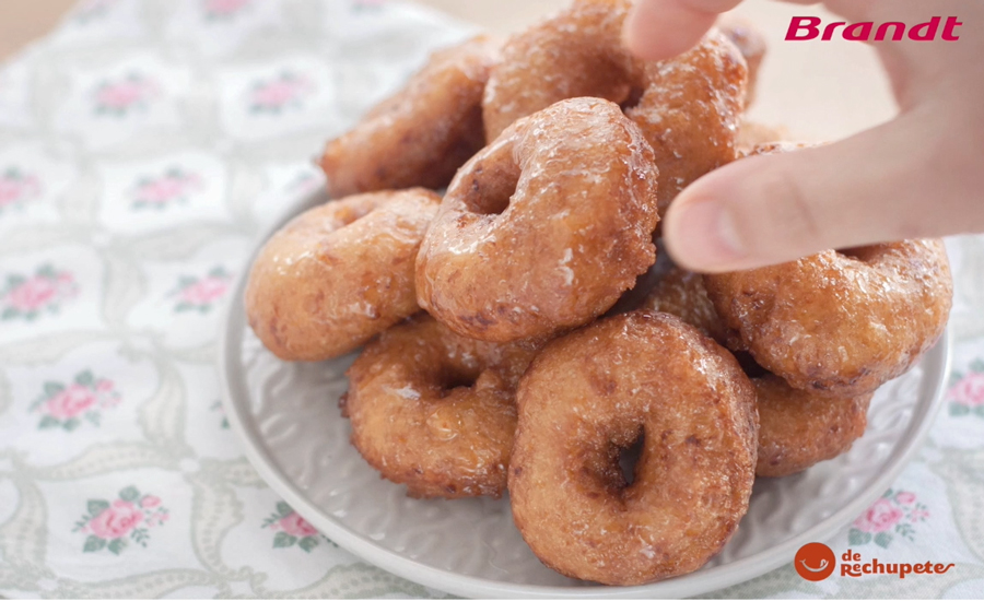 Receta Exprés Brandt: Rosquillas fritas