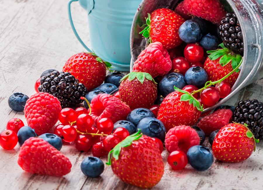 Frutos del bosque y frutos rojos